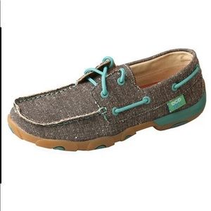 Women’s size 10 twisted X turquoise/dust